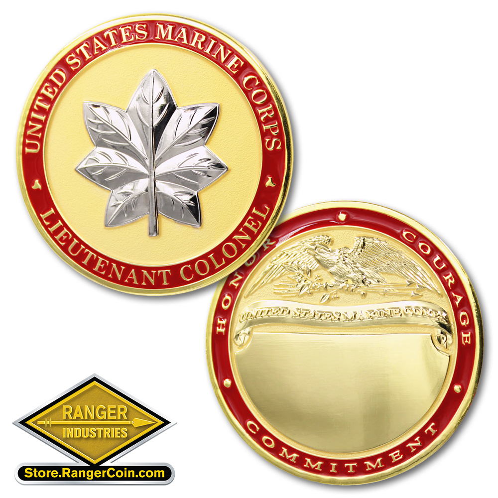 U.S. Marine Corps Lieutenant Colonel Coin
