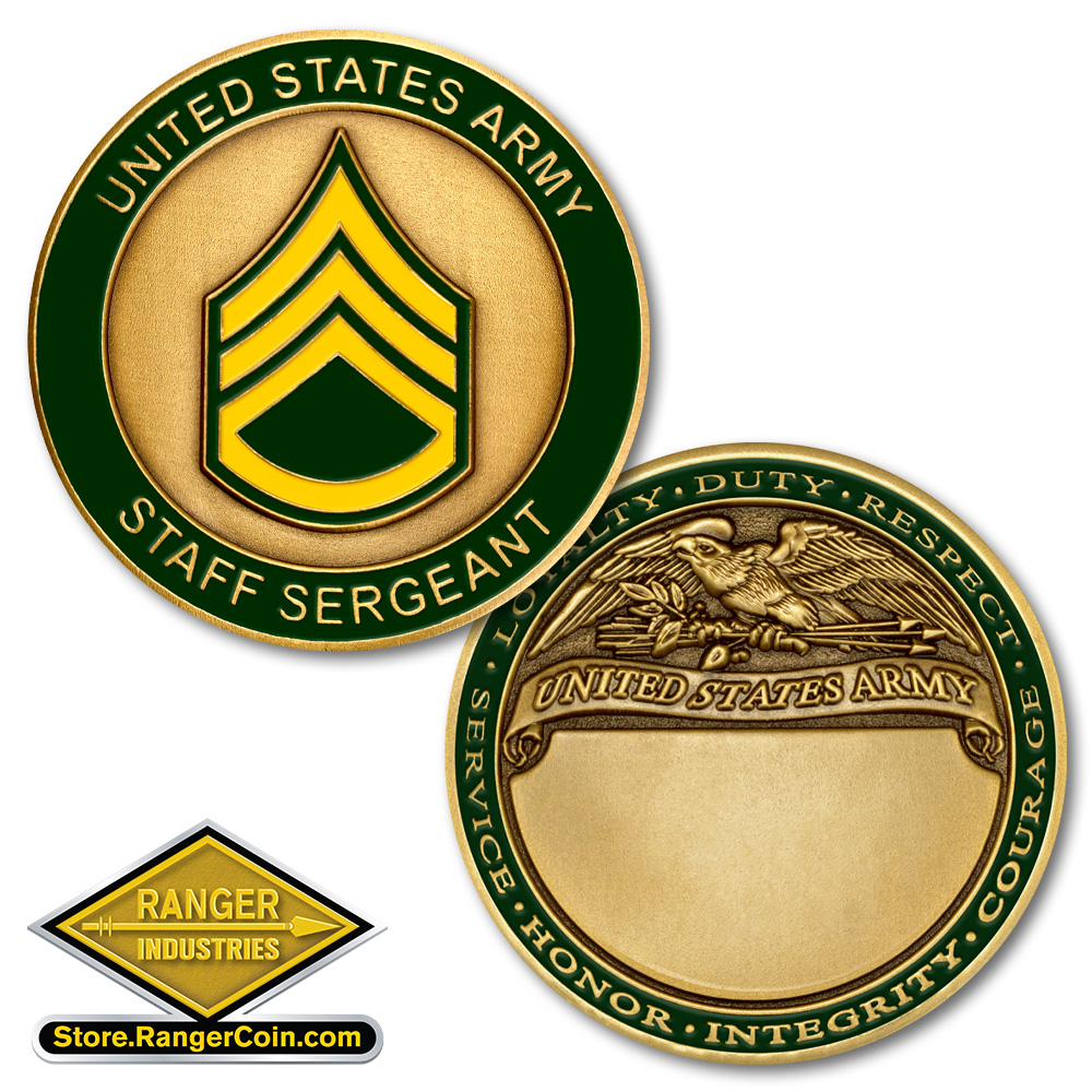 U.S. Army Staff Sergeant Coin