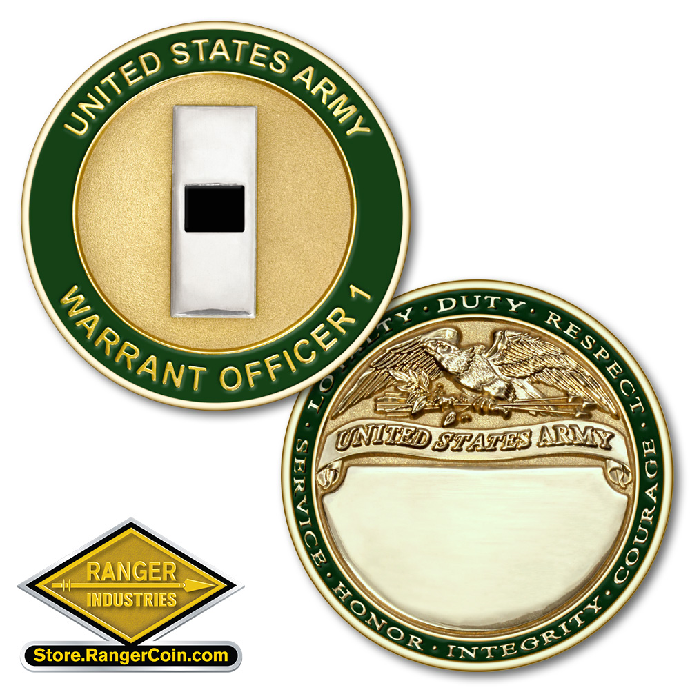U.S. Army Chief Warrant Officer 1 Coin