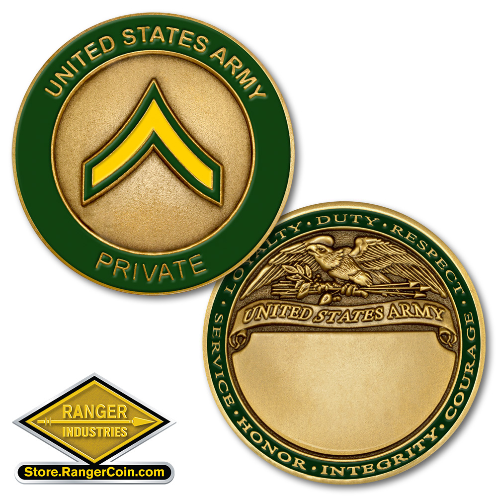 U.S. Army Private Coin
