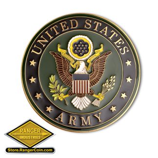 U.S. Army 3 inch Adhesive Medallion