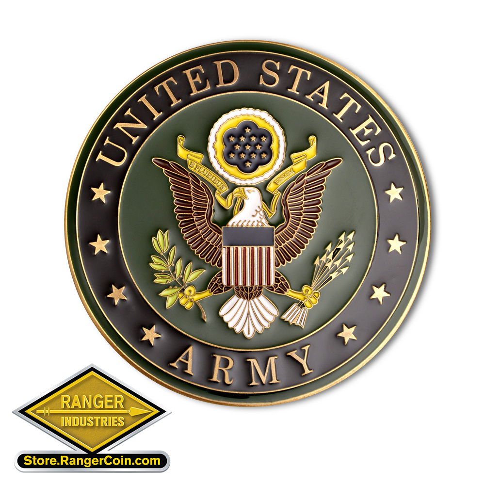 U.S. Army 3 inch Adhesive Medallion