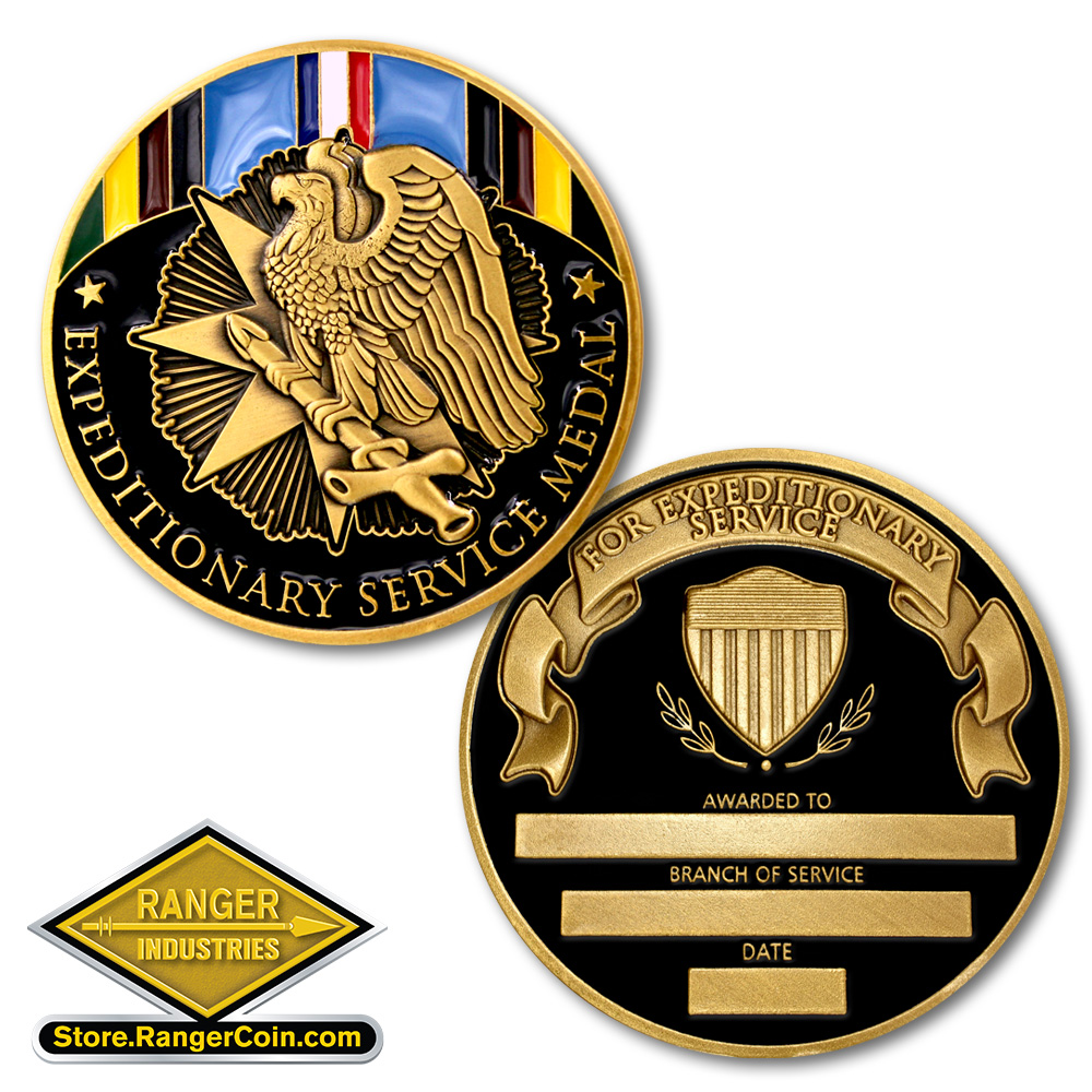 Armed Forces Expeditionary Medal Coin - Engravable
