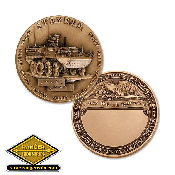 Stryker Armored Vehicle - Army Engravable