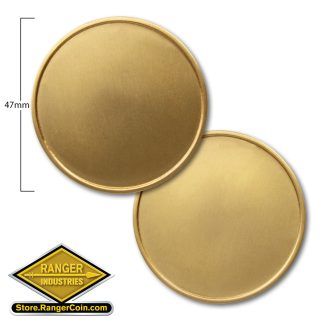 Blank Engravable 47mm Bronze Antique Coins