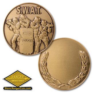 SWAT 4 with Wreath Bronze Antique