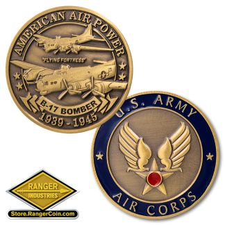 B-17 Army Air Corps Bronze Antique