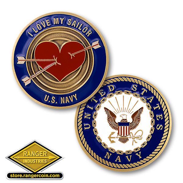 I Love My Sailor Coin