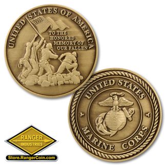 Marines - Iwo Jima Bronze Antique