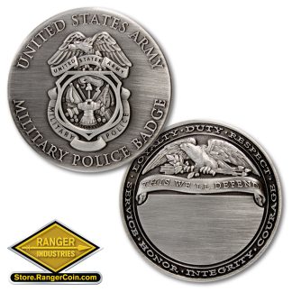 U.S. Army Military Police Badge Coin