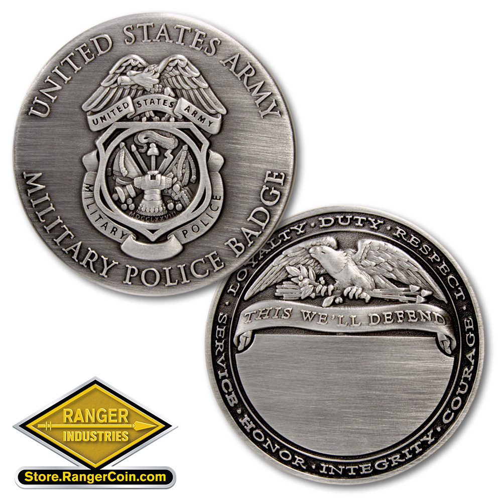 U.S. Army Military Police Badge Coin