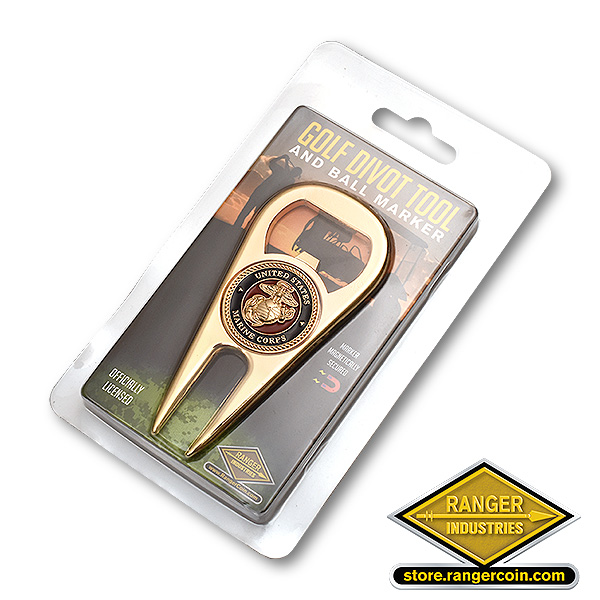 Marines Golf Divot Tool, Ball Marker & Bottle Opener - Image 3