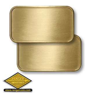 Blank Engravable Bronze Antique Bar