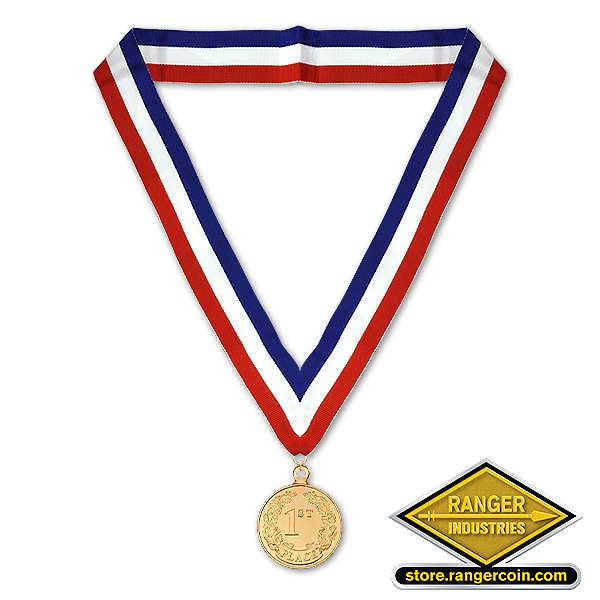 1st Place Award Medal With Ribbon - Image 2