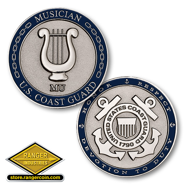 Coast Guard Musician (MU) - USCG Emblem