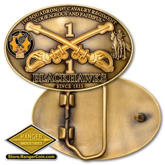 Blackhawks - 1st Cavalry Regiment Belt Buckle