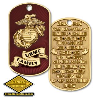 USMC Family Dog Tag