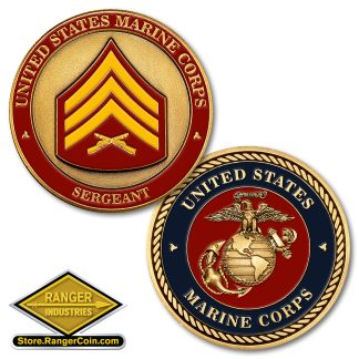 U.S. Marine Corps Sergeant Coin