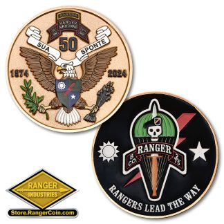 2nd Ranger Battalion 50th Anniversary Coin