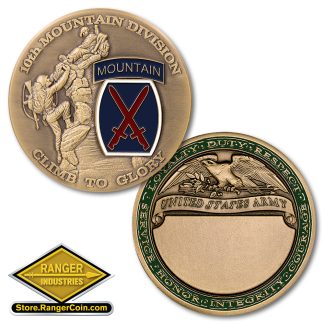 10th Mountain Division Engravable