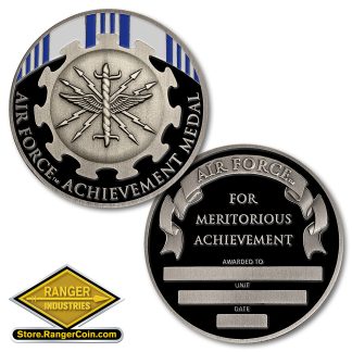 Air Force Achievement Medal Coin - Engravable
