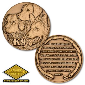 K9 Tribute coin