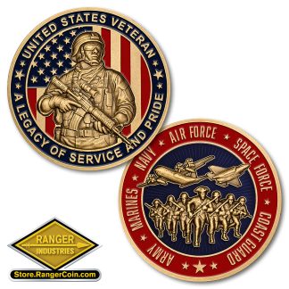 United States Veteran Coin