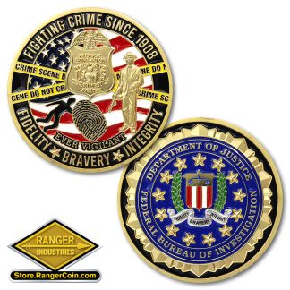 FBI Crime Scene Coin
