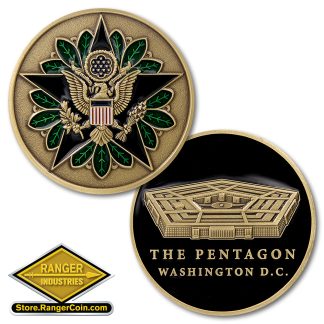 Pentagon Army Staff Badge Coin