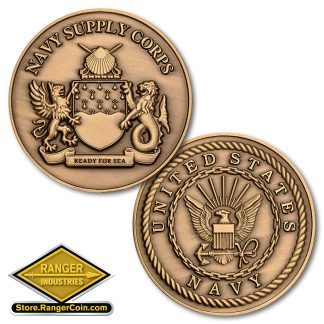 Navy Supply Corps Coin