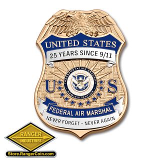 Federal Air Marshal Badge - 25 Years After September 11th