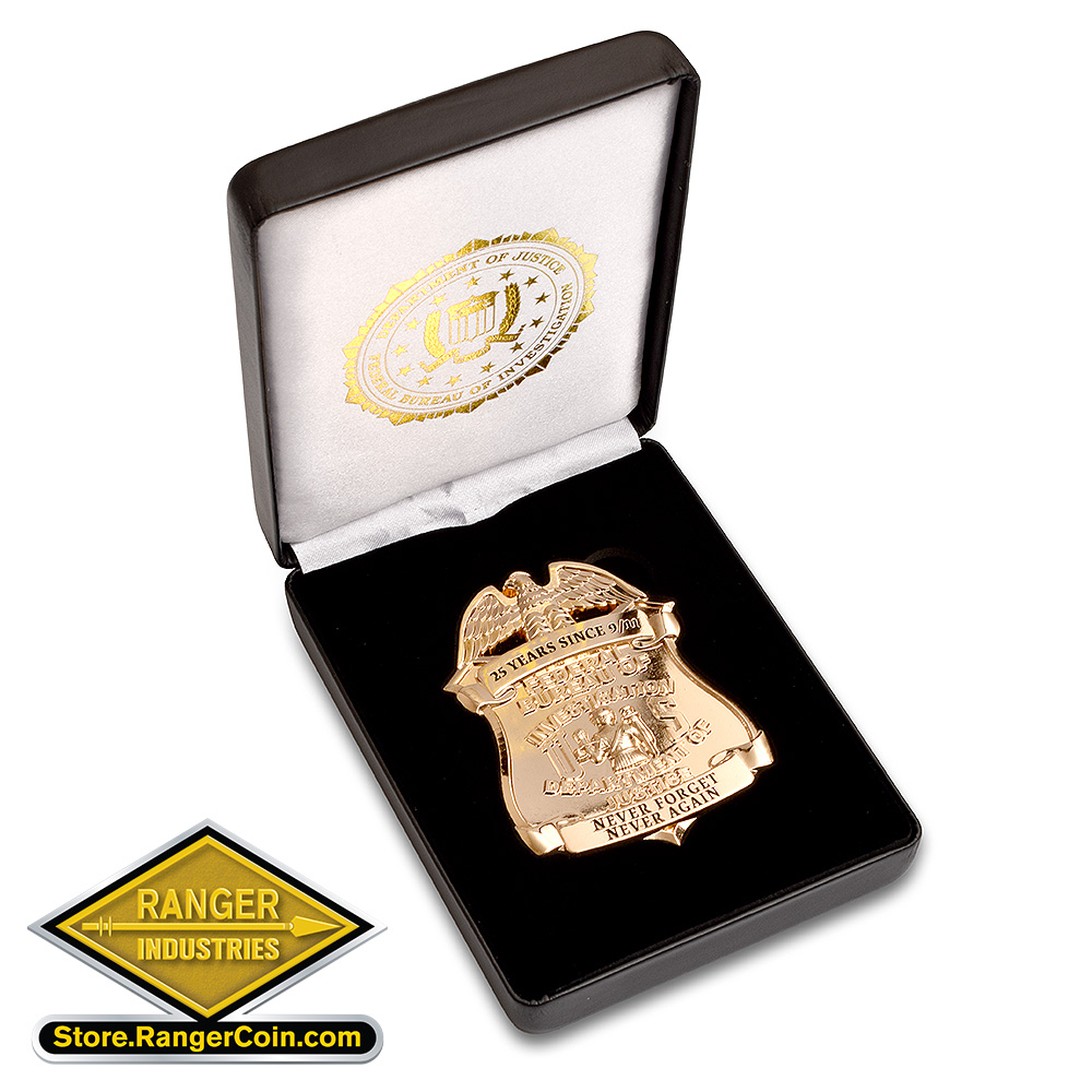 FBI Commemorative Badge - 25 Years After September 11th - Image 3