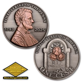 End of the Penny Tribute Coin