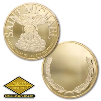Saint Michael Law Enforcement Coin MerlinGold®