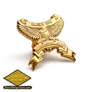 TSA Eagle Eye Pin - Shiny Brass