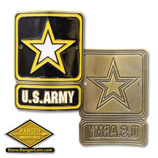 Army Star Hiking Stick Medallion -2001-2023 Logo