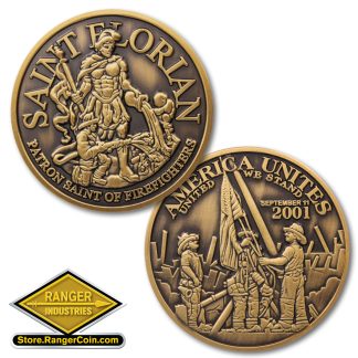 Saint Florian - America Unites Antique Brass