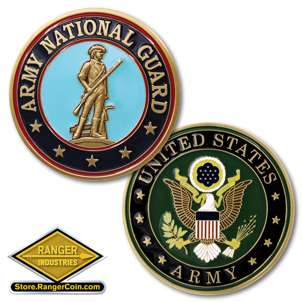 US Army National Guard Emblem Coin