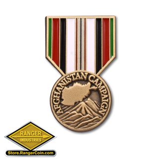 Afghanistan Campaign Service Medal Pin