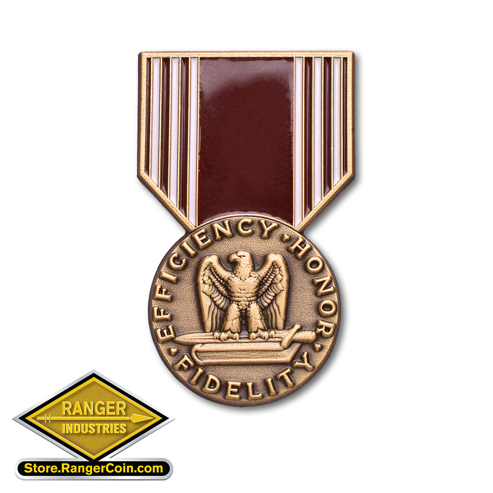 Army Good Conduct Service Medal Pin