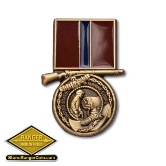 Marine Corps Good Conduct Service Medal Pin