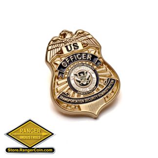 TSA Officer Badge Pin