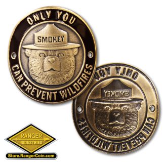 Smokey Bear® Hiking Stick Medallion