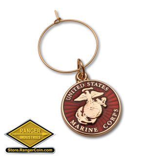 U.S. Marine Corps Wine Charm