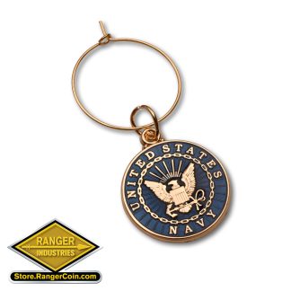 U.S. Navy Wine Charm