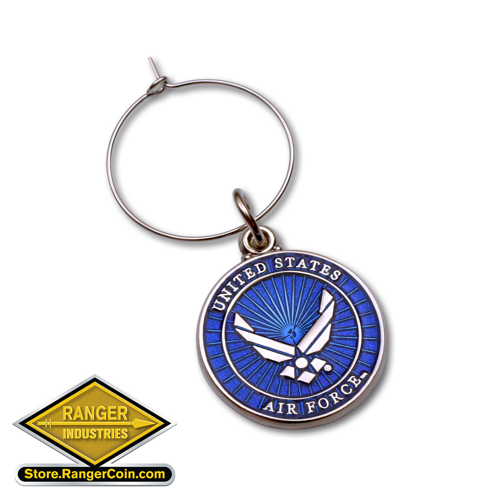 U.S. Air Force Wine Charm