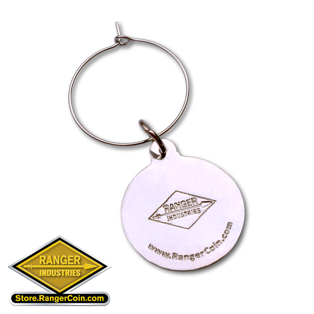 U.S. Air Force Wine Charm - Image 2