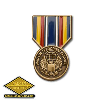 Global War on Terrorism Service Medal Pin