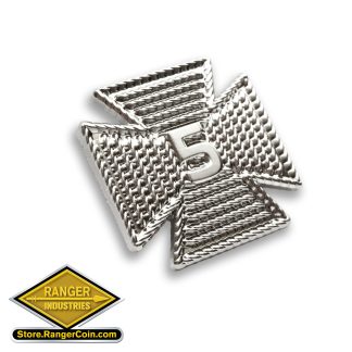 Fire Dept. Years of Service Lapel Pin - 5yrs.