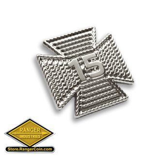 Fire Dept. Years of Service Lapel Pin - 15yrs.